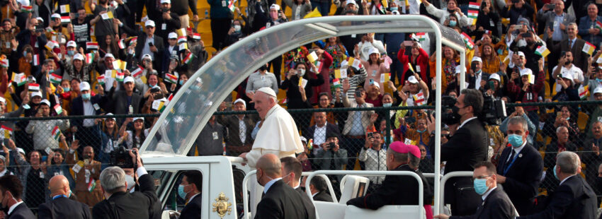 El papa Francisco en la última misa en Irak Erbil