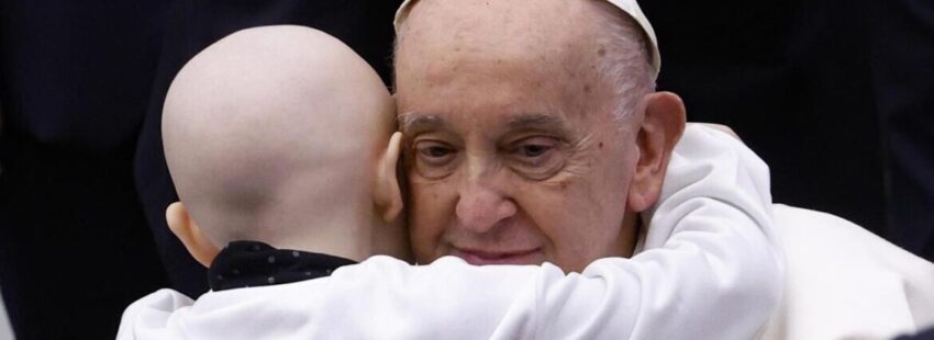 El Papa Francisco, en la audiencia a la comunidad del hospital Bambino Gesu