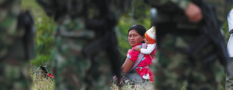 La situación de violencia en el departamento del Cauca, al sur de Colombia