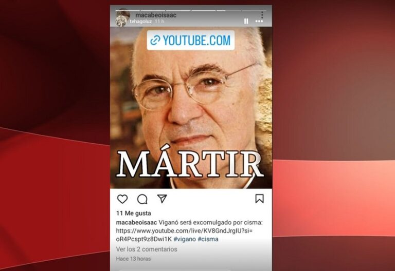 Las clarisas de Belorado se solidarizan en redes sociales con el ex nuncio Viganò
