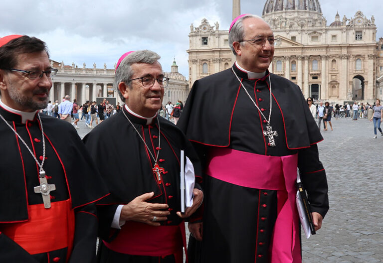 encuentro de la cúpula de la Conferencia Episcopal Española con el Papa el 31 de mayo