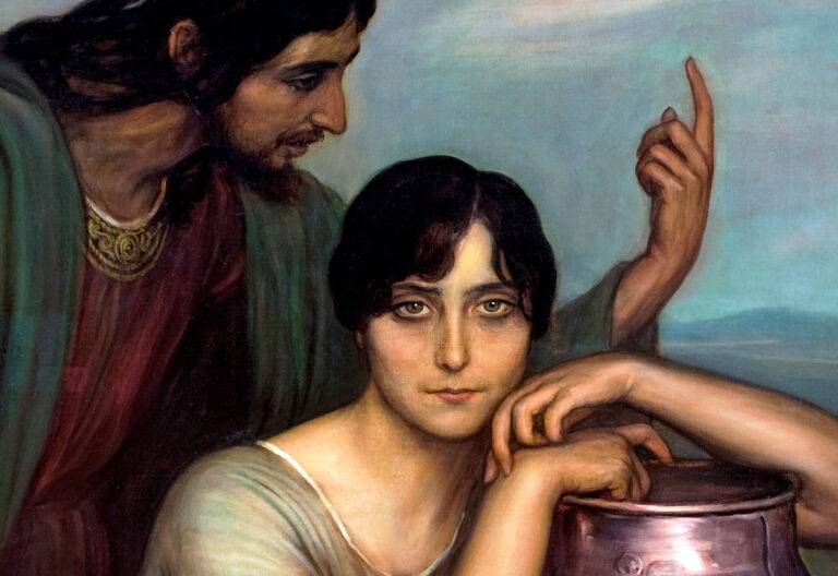 ‘Samaritana’ (1919), de Julio Romero de Torres retrató a Jesús y lo pintó para su madre