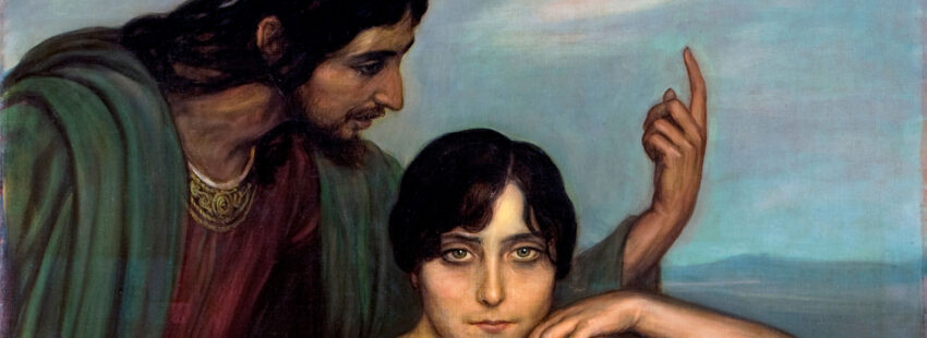 ‘Samaritana’ (1919), de Julio Romero de Torres retrató a Jesús y lo pintó para su madre
