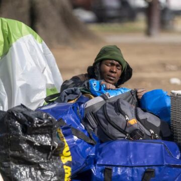 Persona sin hogar en Washington