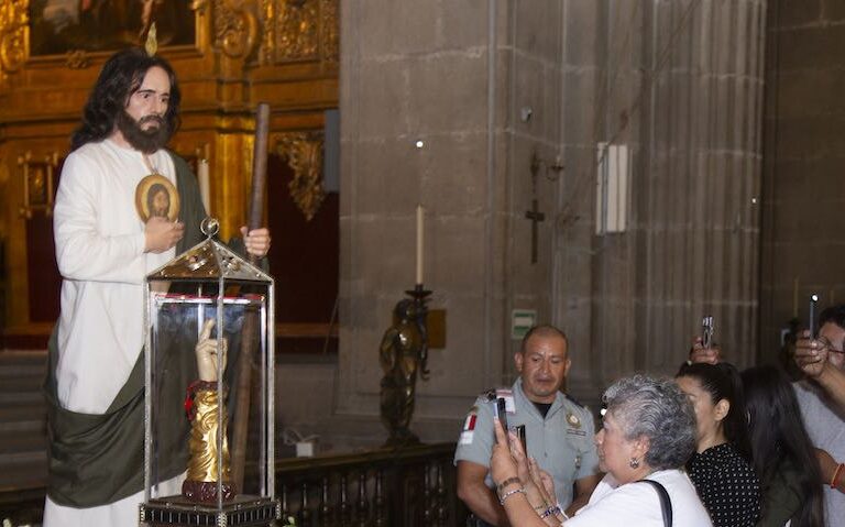 Reliquia de san Judas Tadeo en la Catedral Metropolitana.