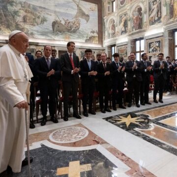 El Papa Francisco, con los seminaristas de Getafe
