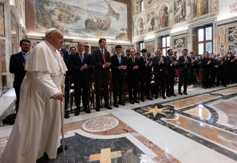 El Papa Francisco, con los seminaristas de Getafe