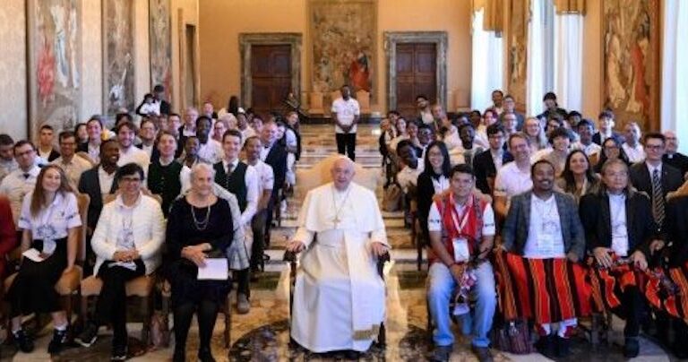 Audiencia del Papa Francisco a los miembros del International Movement of Catholic Students (IMCS)