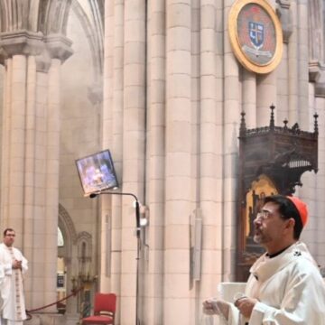 El cardenal Cobo en la misa por san Simón de Rojas