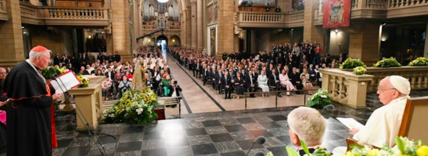 El recordatorio de Francisco a los católicos en Luxemburgo: “La Iglesia en una sociedad