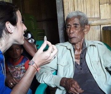 María Cecilia Andereggen, misionera argentina en Timor Oriental