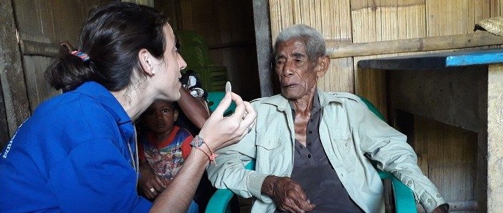 María Cecilia Andereggen, misionera argentina en Timor Oriental