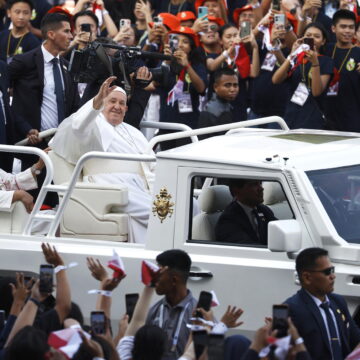 Misa de Francisco en Yakarta, Indonesia