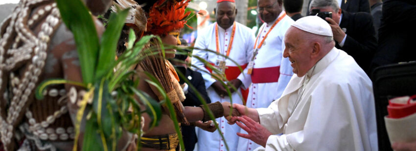 El papa Francisco en Papúa Nueva Guinea