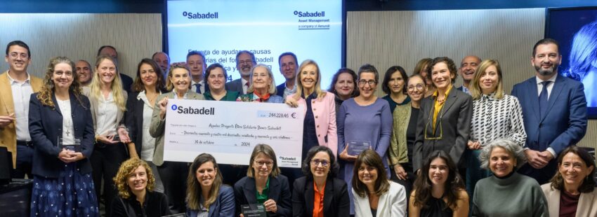 Entrega de las ayudas del Fondo Sabadell Inversión Ética y Solidaria