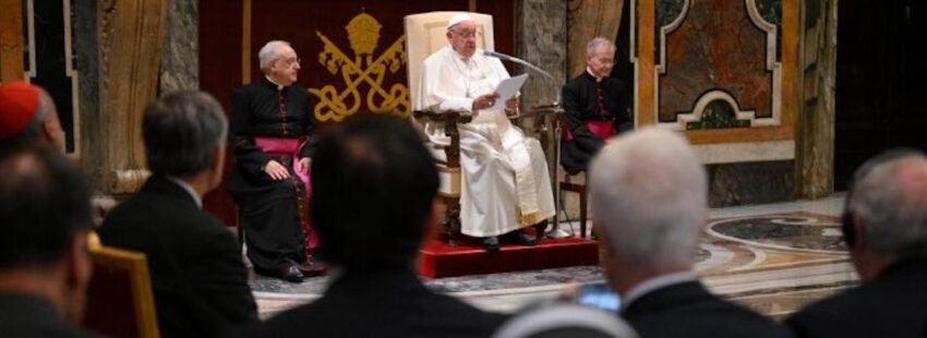 Papa Francisco en su discurso al Dicasterio para la Comunicación