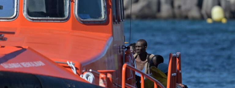 Un migrante rescatado en El Hierro