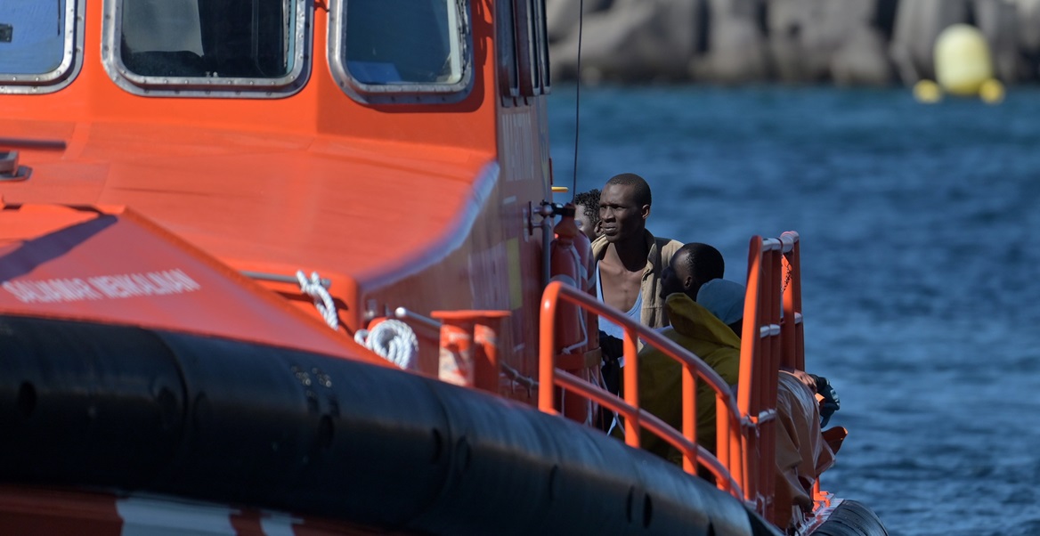 Un migrante rescatado en El Hierro