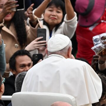 El papa Francisco, en la audiencia general del 23 de octubre de 2024