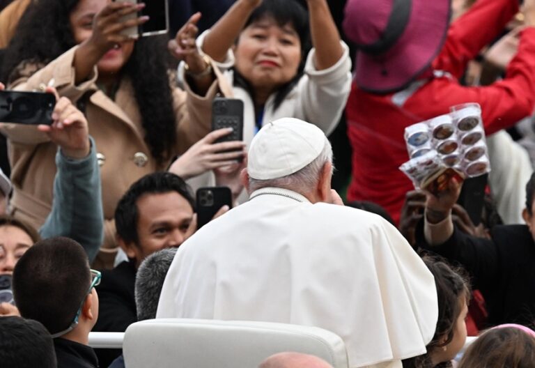 El papa Francisco, en la audiencia general del 23 de octubre de 2024