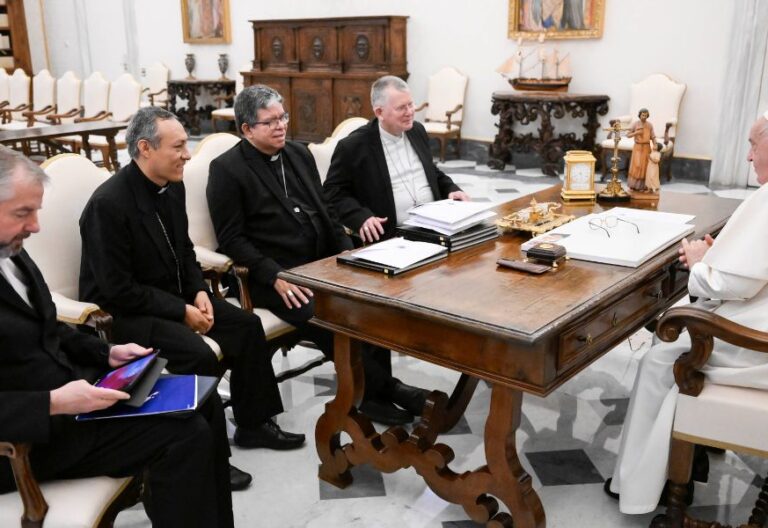 El Papa recibe a la presidencia del Celam que se prepara para sus 70 años en 2025