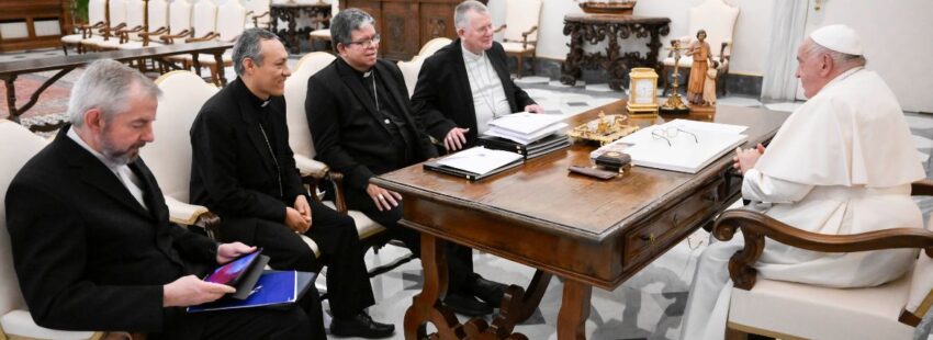 El Papa recibe a la presidencia del Celam que se prepara para sus 70 años en 2025