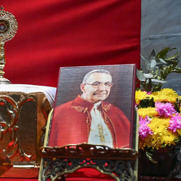 Las reliquias de Juan Pablo I, en la Iglesia de Paraná