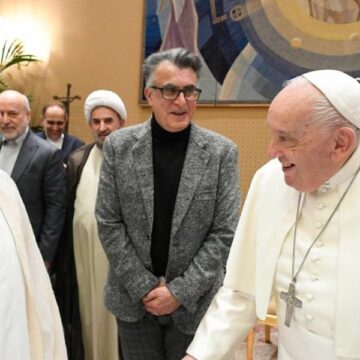 Encuentro interreligioso del papa Francisco y el el Centro para el Diálogo Interreligioso' de