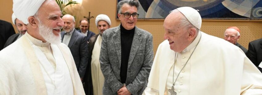 Encuentro interreligioso del papa Francisco y el el Centro para el Diálogo Interreligioso' de