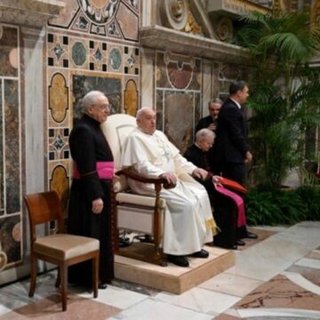 El papa Francisco, en el acto conmemorativo del acuerdo de paz entre Argentina y Chile