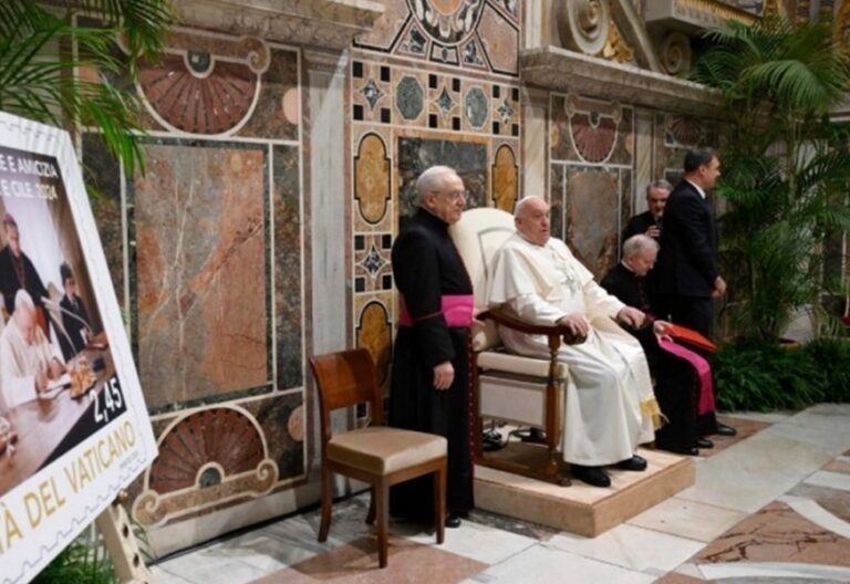 El papa Francisco, en el acto conmemorativo del acuerdo de paz entre Argentina y Chile