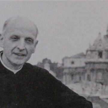 Padre Pedro Arrupe (fuente: Jesuit Conference)