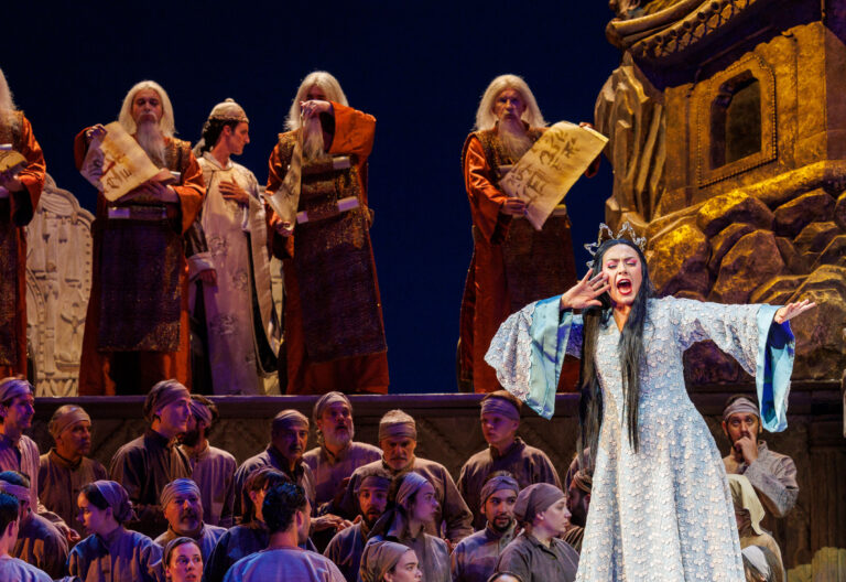 Ensayo general de la ópera ‘Turandot’, obra póstuma de Giacomo Puccini, en el Teatro de la