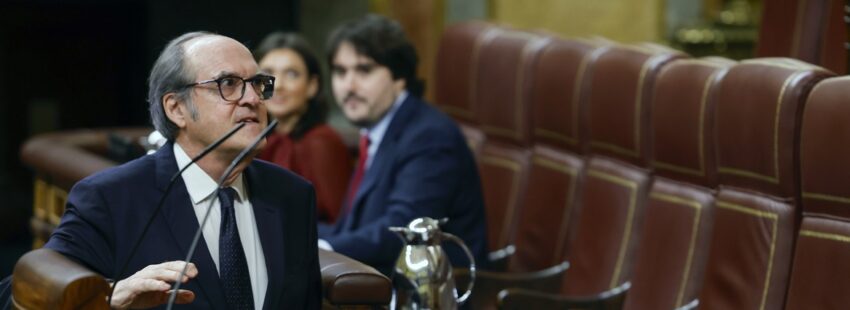 El Defensor del Pueblo, Ángel Gabilondo, en el Congreso de los Diputados