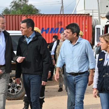 El Rey con Pedro Sánchez en Valencia