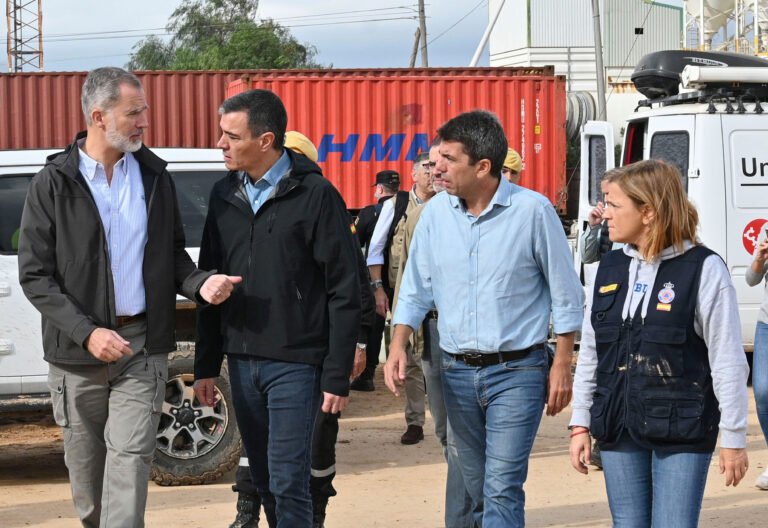 El Rey con Pedro Sánchez en Valencia