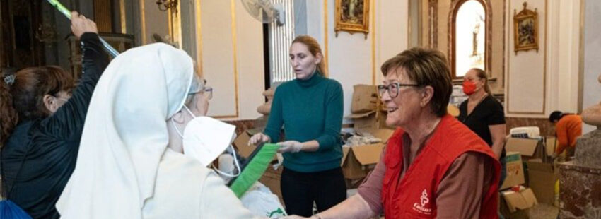 La Hijas de la Caridad abren sus casas en Valencia para acoger a cien víctimas de la DANA