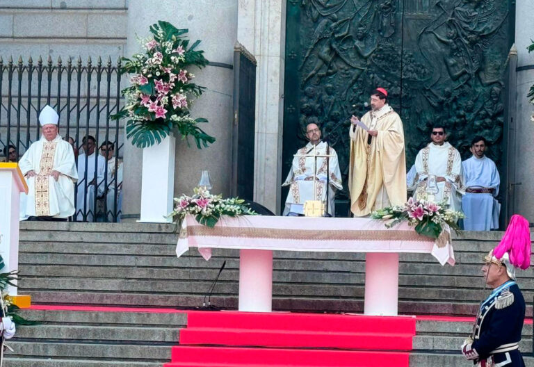 José Cobo en el Día de la Almudena