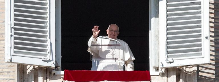 El papa Francisco, en el ángelus del 17 de noviembre