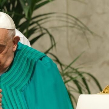 El papa en la Misa de la Jornada Mundial de los Pobres 2024