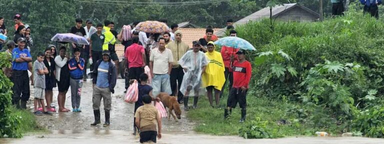 Tormenta 'Sara' en Honduras