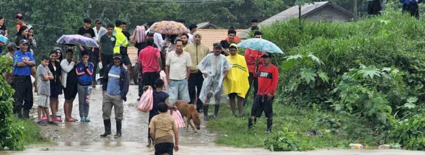 Tormenta 'Sara' en Honduras