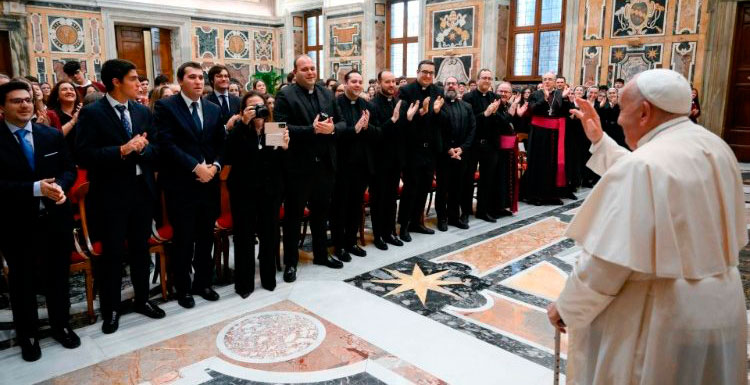 El papa Francisco, con las agustinas de Talavera de la Reina por sus 450 años