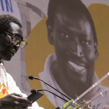 Augustine Ndour, premiado por CONFER en 2024. Foto: Jesús G. Feria