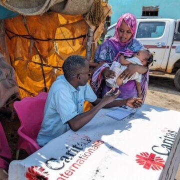 Campo de refugiados sudaneses (fuente: Cáritas)