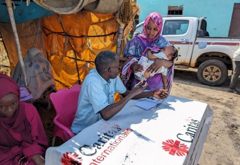 Campo de refugiados sudaneses (fuente: Cáritas)