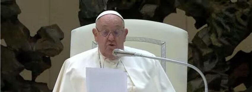 El papa Francisco en la Audiencia General (fuente: Vatican Media)