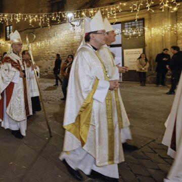 El cardenal Juan José Omella, en la apertura del Jubileo 2025