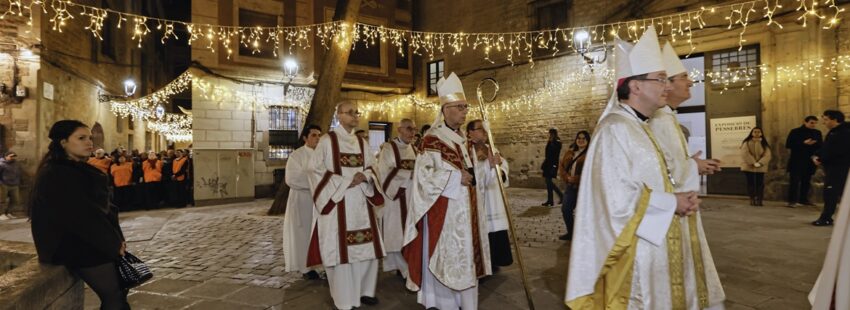 El cardenal Juan José Omella, en la apertura del Jubileo 2025