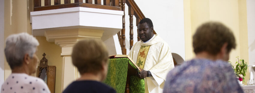 Wenceslao Belem, sacerdote de Burkina Faso en la Diócesis de Sigüenza-Guadalajara. Foto: Jesús